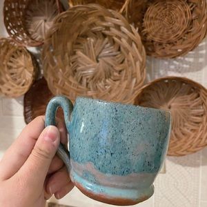 Boho Pottery Coffee Cup